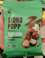 Sjokopopp Kandiserte Popcorn Med Melkesjokolade Og Havsalt