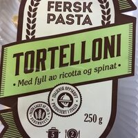 Tortellini Med fyll av ricotta og spinat