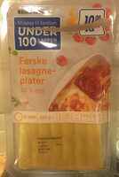 Ferske lasagneplater