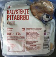 Pitabrød Halvstekte