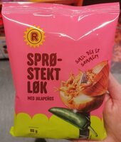 Sprøstekt løk med jalapeños