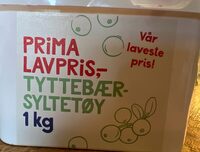 Prima Tyttebær Syltetøy
