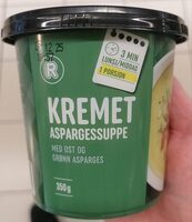 Kremet aspergussippe med ost og grønn asparges