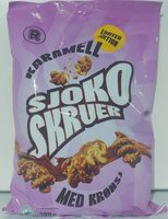 Karamell Sjokoskruer med krønsj
