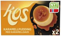 Karamellpudding med karamellsaus