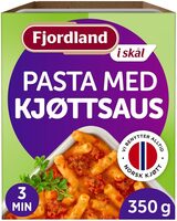 Pasta med Kjøttsaus Med tomat, løk og urter, 350 g