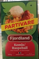 Komle / Raspeball med vossakorv og kålrotstappe