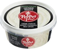 Hvit Pizzasaus Crème fraîche og urter, 140 g