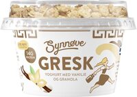 Gresk Yoghurt med Vanilje og Granola