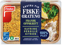 Extra Fine Fish Gratin, French Recipe
