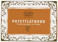 Potetflatbrød Tørt 210g Holmen Crisp