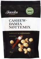 Cashewdamia Nøttemix 180g Jacobs Utvalgte