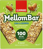 Mellombar Chia,Quinoa&Nøtter 138g Eldorado