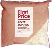 Rever topping blanding av topping og ost