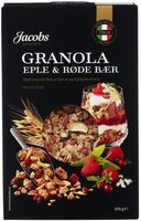 Granola eple & røde bær