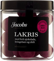Lakriskuler m/Hvit Sjoko/Br.Bær/Chili 150g Ju