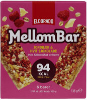 Mellombar Jordbær & Hvit Sjokolade