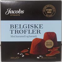 Belgiske trøffler med karamell og havsalt