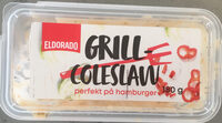 Grillcoleslaw perfekt på hamburger