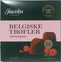 Belgiske Trøfler med bringebær