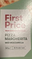 Pizza Margherita med mozzarella