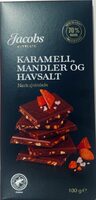 Karamell, Mandler og Havsalt Mørk Sjokolade