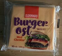 Skivet Burgerost med Cheddar