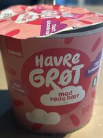 Havregrøt med røde bær