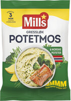Potetmos med Gressløk