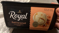 Royal salt karamell fløteis
