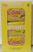 Lefsegodt med smak av sitron 6pk