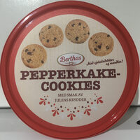 Pepperkakecookies med smak av julens krydder