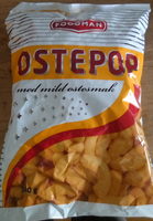 Ostepop med mild ostesmak