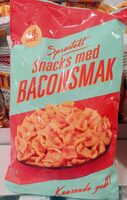 Sprøstekt Snacks med Baconsmak