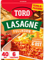 Lasagne Fullkorn Familiepakke 303g Toro