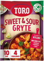 Sweet & Sour Gryte 152g Toro