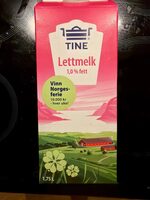 Lettmelk 1,0 % fett