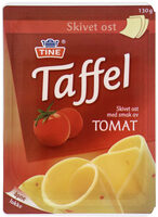 Skivet ost med smak av tomat