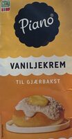 Vaniljekrem til gjærbakst