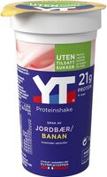 YT Proteinshake Jordbær & Banan, 220 ml