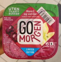 Morell og vanilje yoghurt