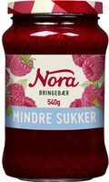 Bringebærsyltetøy Lett 540g Nora
