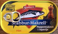 Srabbur-Makrell Peppermakrell i rapsolje
