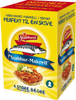 Stabburet Grovhakket Makrellfilet i tomatsaus