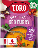 Thaisuppe Rød Curry