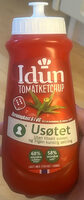 Tomatketcup uten tilsatt sukker og kunstig søtningsmiddel