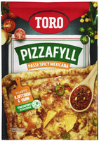 Pizzafyll passe spicy mexicans