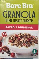Kakao og bringebær Granola