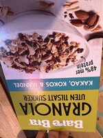 Granola uten tilsatt sukker, Kakao, kokos & Mandel