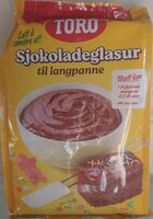Sjokoladeglasur til langpanne